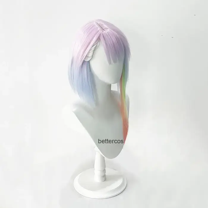 Anime Cyberpunk Edgerunners Lucy Cosplay perruque