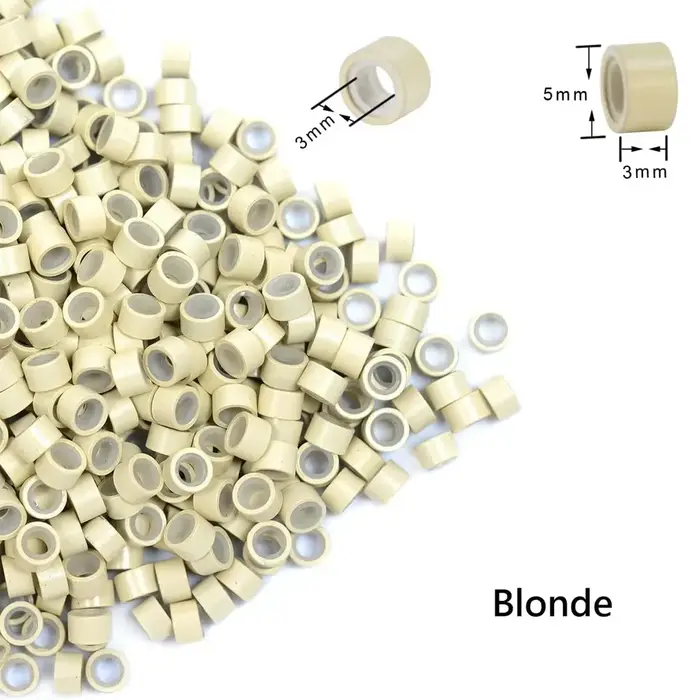 Extensions de cheveux, micro-anneaux 5*3*3mm