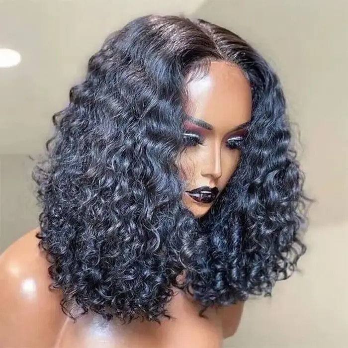 Perruque sans colle YAWAWE, nœuds pré-blanchis, effet cuir chevelu réel, ligne de cheveux pré-épilée