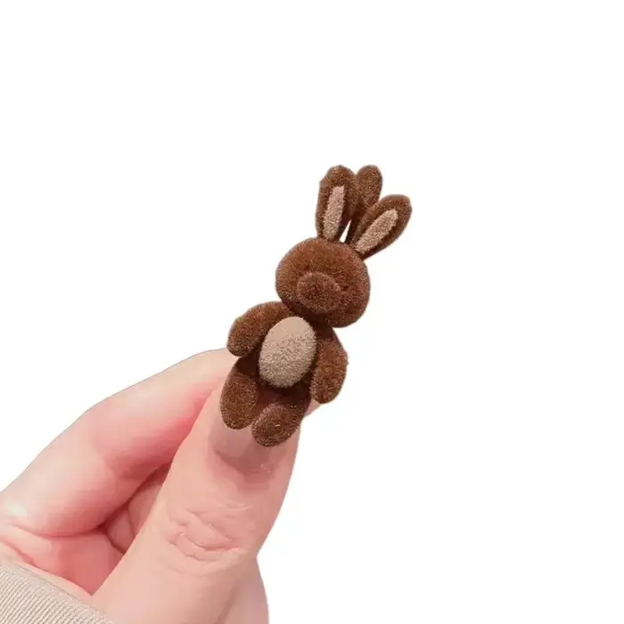 Épingle à cheveux ours de dessin animé, nouveau Design mignon, Barrette légère et Durable, Style dou