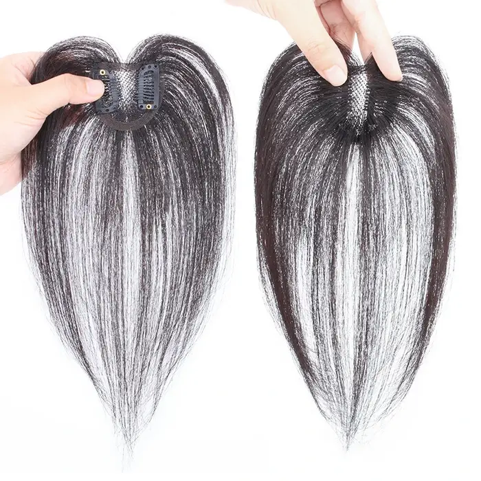 Complément capillaire droit en cheveux naturels pour femmes