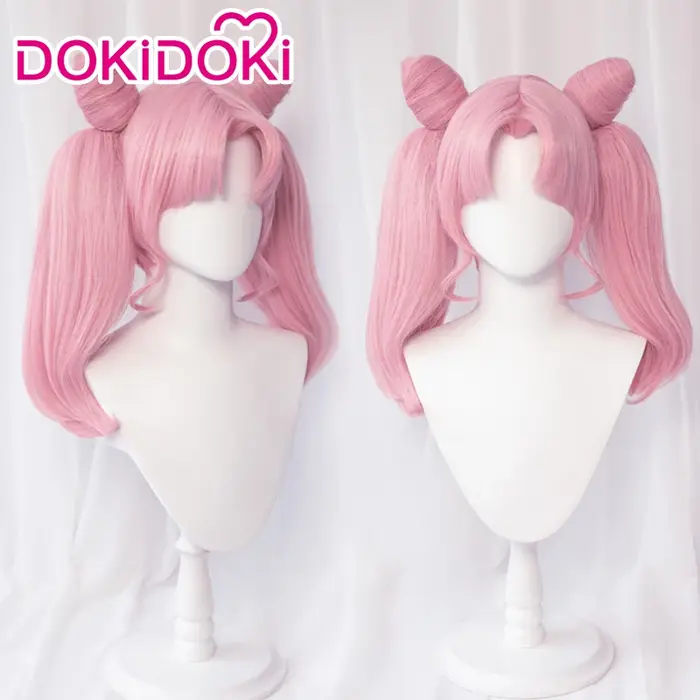 EN STOCK Chibii Usaa Tsuk Occa Usagii Kdón Makotoo Kaiouu Michiruu perruque Anime DokiDoki mignon queue de cheval cheveux casquette gratuite