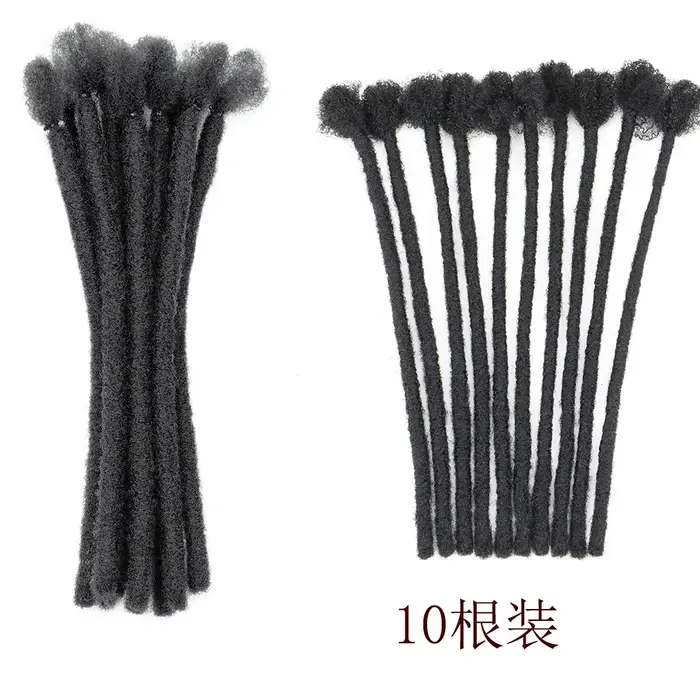 Dreadlocks Extensions synthétiques 8 pouces 10 brins Loc Dreads