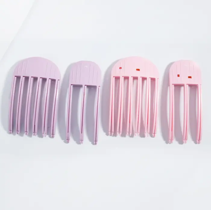 Pinces volumisantes en plastique pour cheveux - Sans plis