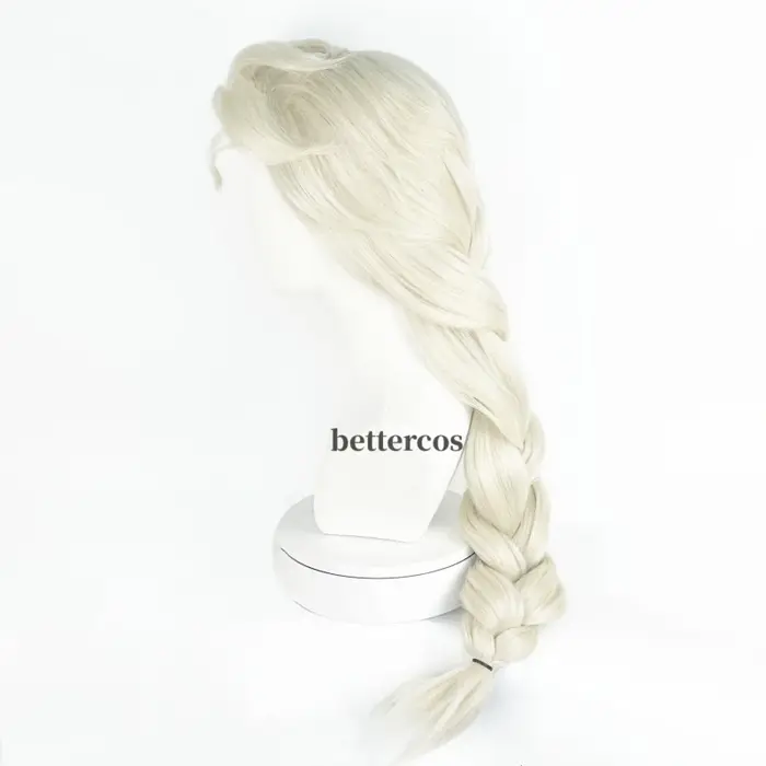 Perruque Elsa synthétique tressée Blonde
