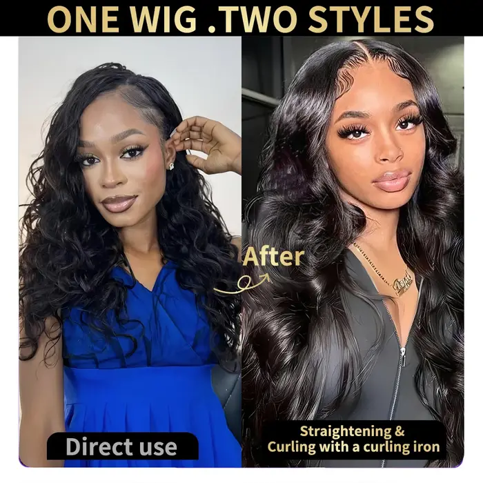 Extensions de cheveux humains en crochet Body Wave pré-séparées, sans nœuds, avec fil invisible, noi