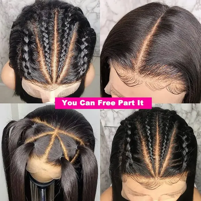 Perruque Lace Frontal Wig brésilienne naturelle