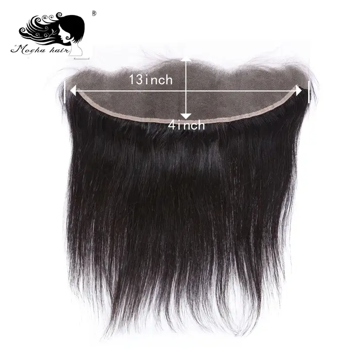Tissage en lot péruvien naturel vierge avec Lace Closure – MOCHA Hair, cheveux lisses, 10A, 4x4 ou 1