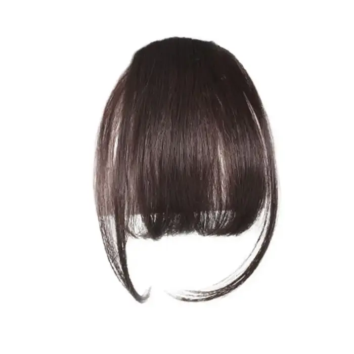 Extensions de cheveux frange à clipser pour femmes