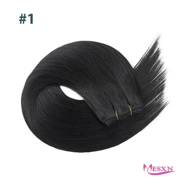 Extensions de cheveux humains, couleur marron blond, 100g, couture en peau Remy lisse et soyeuse, Do