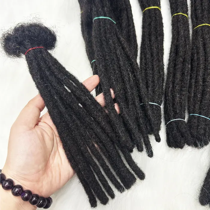 Extensions de dreadlocks en cheveux humains