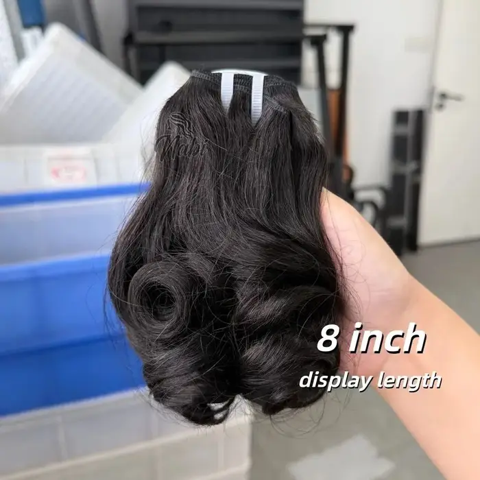 Extensions de cheveux humains vierges indiens de 8 à 18 pouces pour tissage
