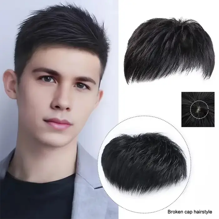 Perruque synthétique pour hommes