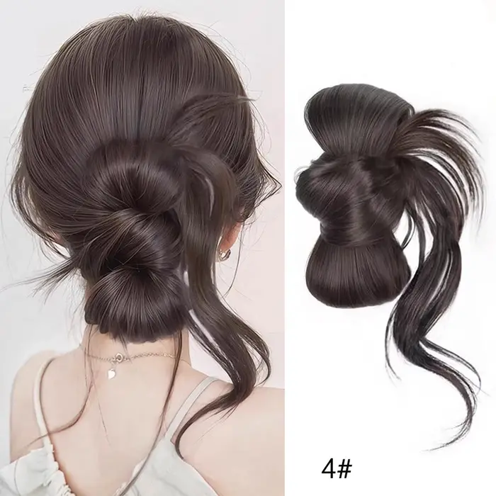 Extensions de cheveux synthétiques à clipser sur le côté