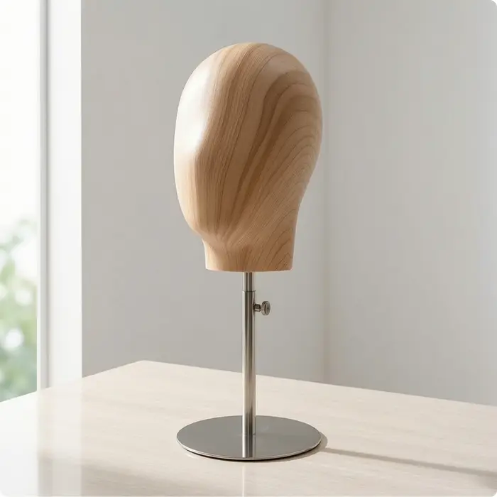 Tête de mannequin avec support stable, tête de mannequin professionnelle de table pour coiffeurs, sa