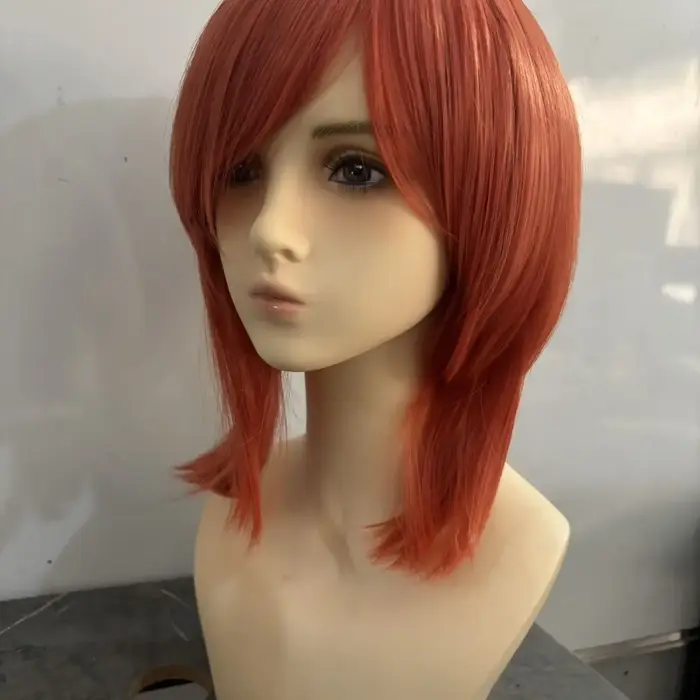 Ensemble de perruques de cosplay Gintama Kagura & Sougo Okita | Pack double avec cuir chevelu réaliste et filet à roses