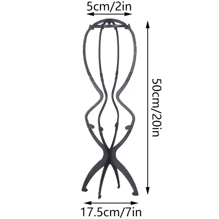 Support de perruque pliable