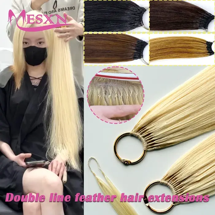 Extensions de cheveux MESXN à double ligne