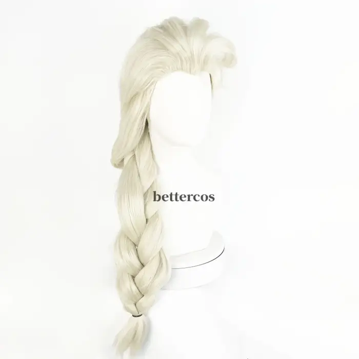 Perruque Elsa synthétique tressée Blonde
