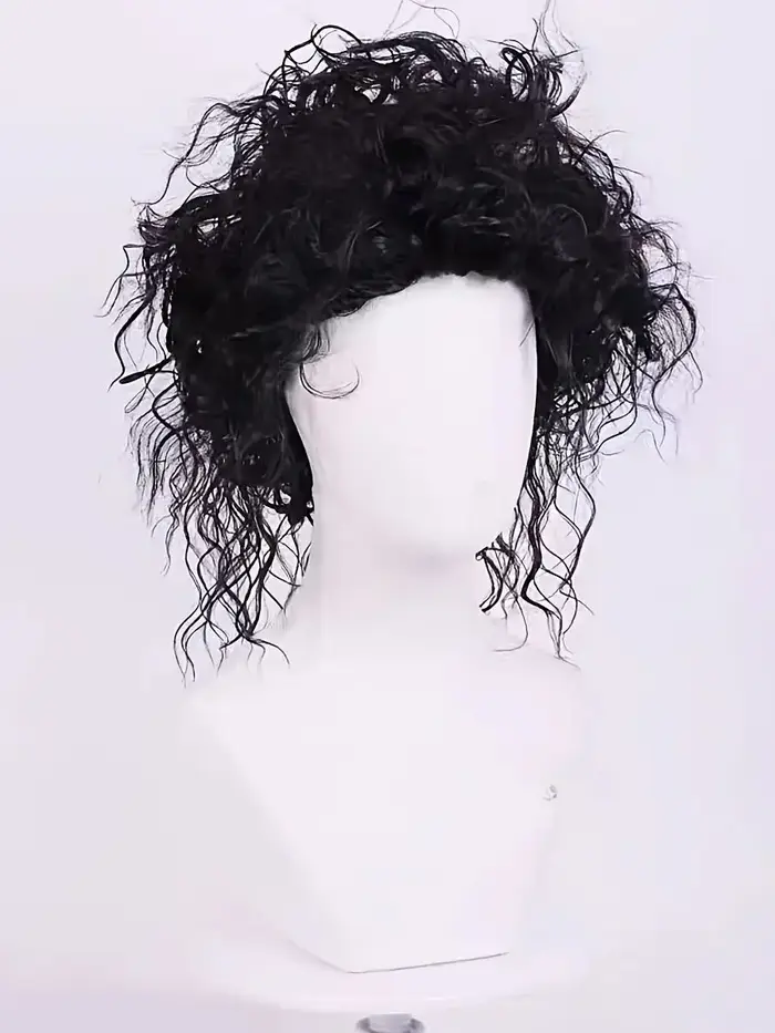 Perruque synthétique de haute qualité pour cosplay du personnage Edward Scissorhands, idéale pour Ha