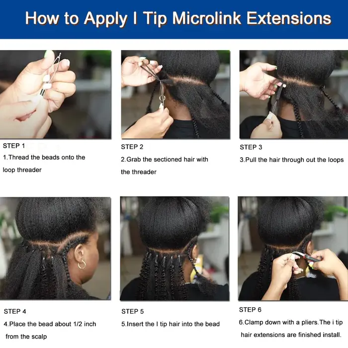 Extensions de cheveux humains I-Tip Body Wave 50G/100G/150G