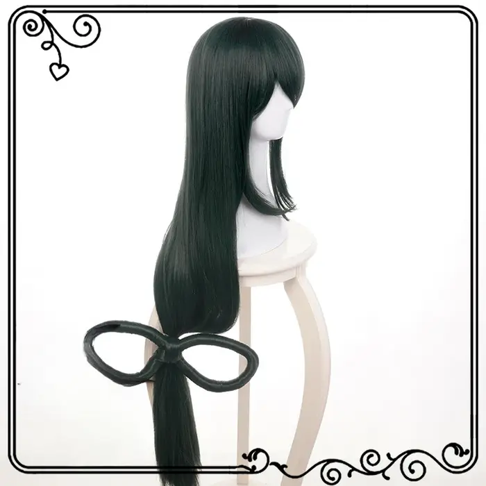 My foreAcademia-Perruque Cosplay synthétique longue et lisse