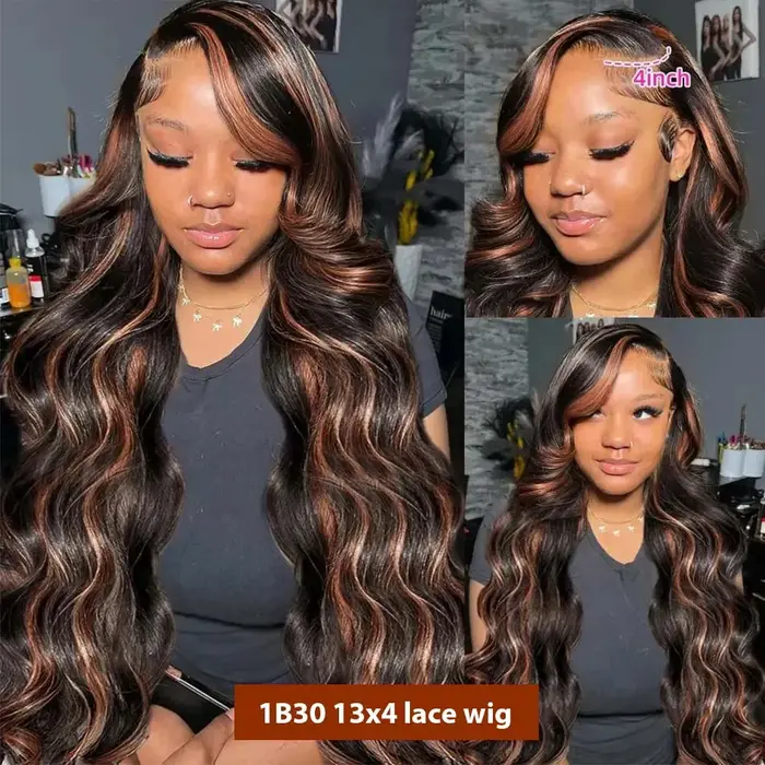 Perruque Lace Frontal Wig Body Wave naturelle