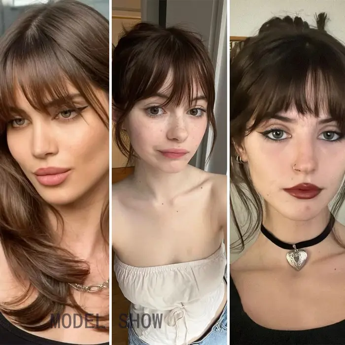 Extensions de cheveux synthétiques à clipser
