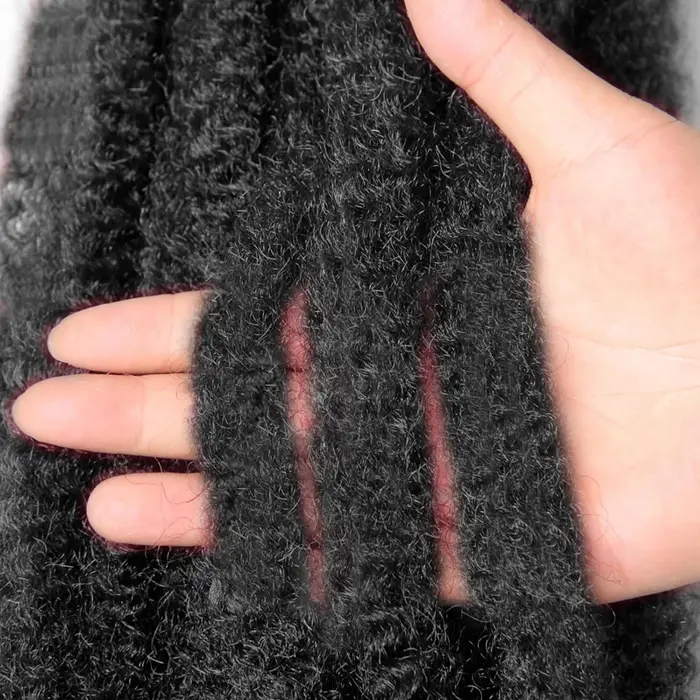 Marley Twist V Part perruques pour femmes noires 24 pouces Afro crépus bouclés