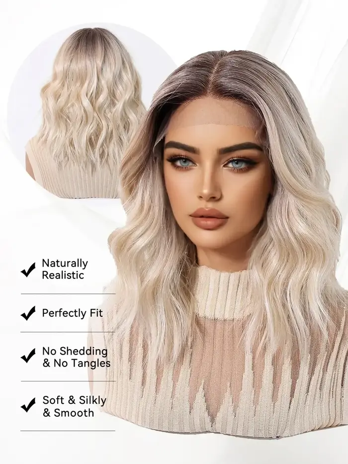 Perruque Courte Topshe 13x6 HD Lace Front