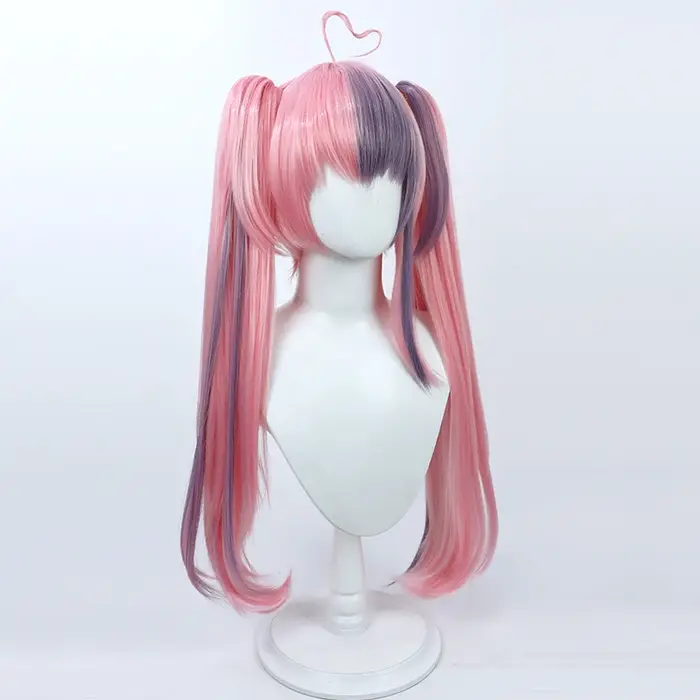 NIJISANJI virtuel YouTube Ironmouse Cosplay perruque Halloween fête accessoire cheveux synthétiques fibre résistante à