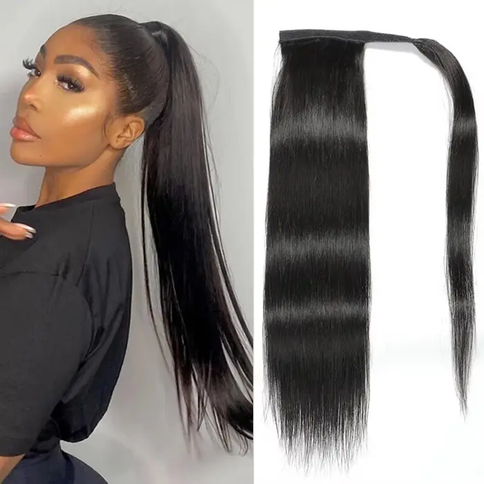 Extensions de cheveux humains brésiliens Remy 10-32 pouces