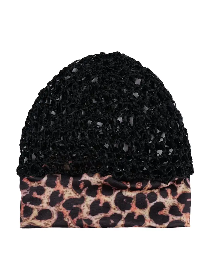 Bonnet de nuit unisexe en maille respirante avec crochet pour perruque, bonnet de douche tricoté, id