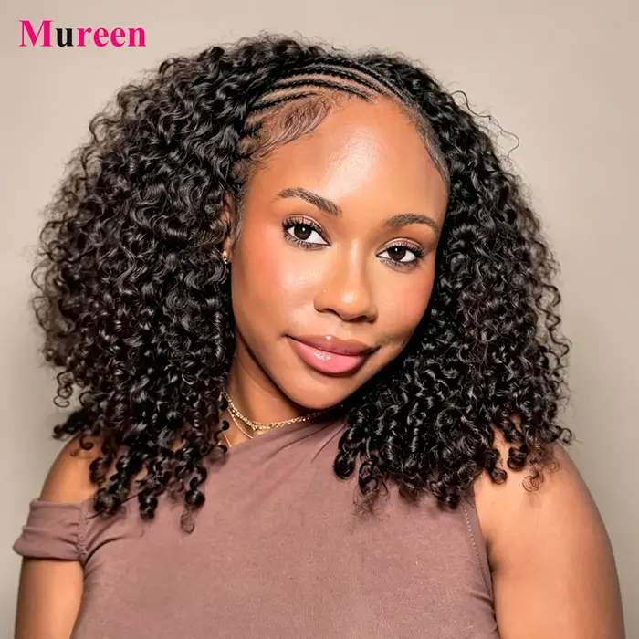 Demi-perruque 100% cheveux humains pour femmes