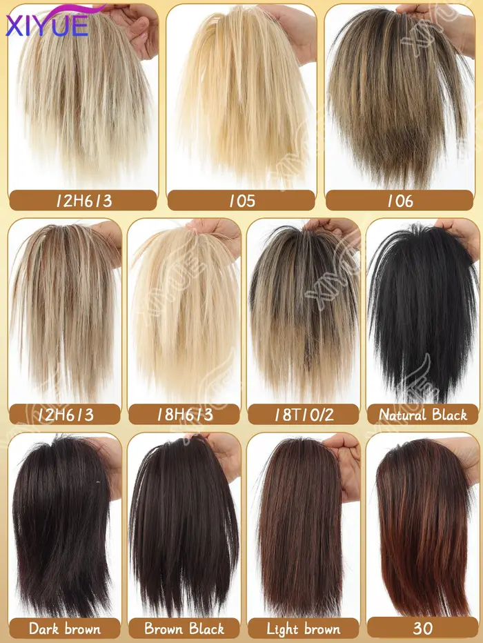 Extensions de chignon lisses