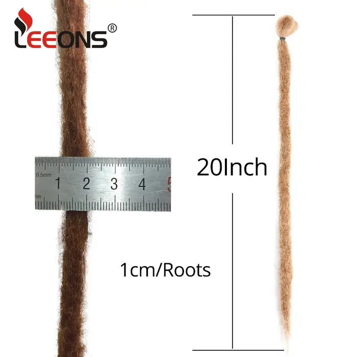Extensions de dreadlocks synthétiques faites à la main pour femmes