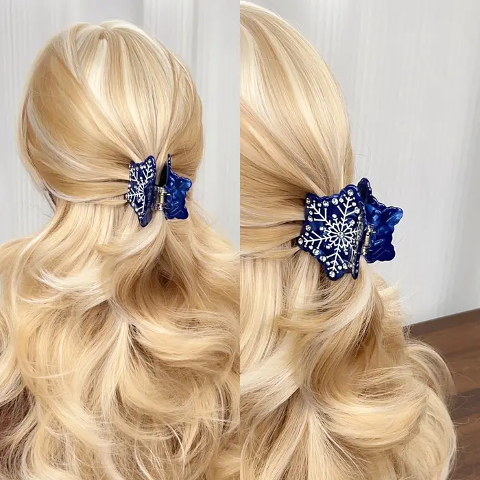 Pinces à cheveux en acétate pour femmes et filles