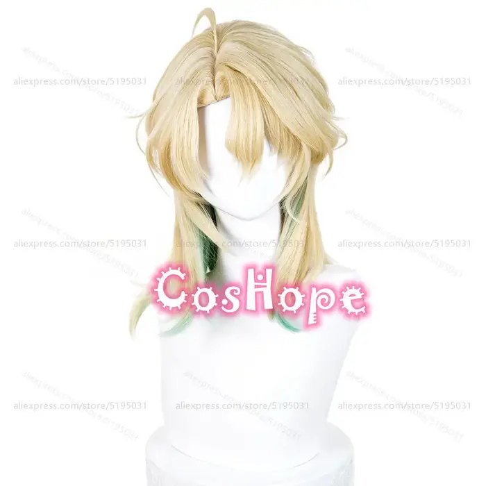 Luuk Hcrsscn Cosplay perruque Herssen 45 cm courte couleur mixte