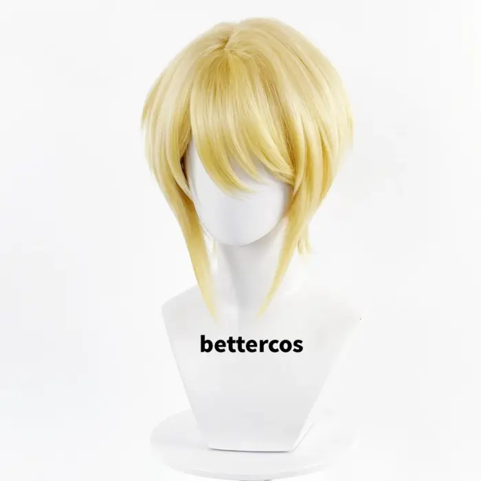William James Moriart Cosplay perruque Anime MORIARTY le PATRIOT Blonde cheveux synthétiques courts résistants à la