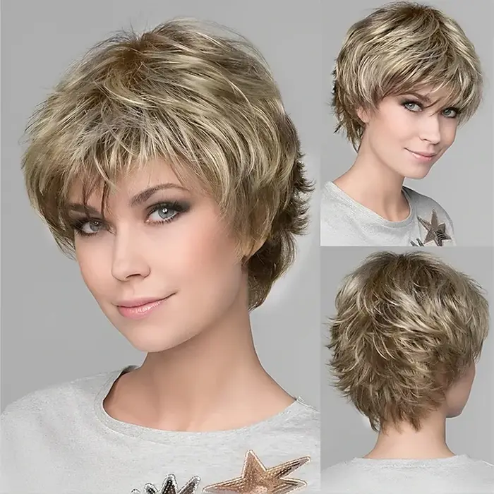 HAIRJOY – perruque synthétique bouclée et moelleuse