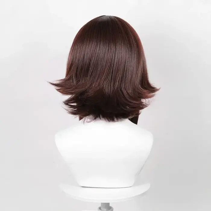Perruque de Cosplay Anime Megumin 32cm, cheveux courts, perruques synthétiques résistantes à la chal
