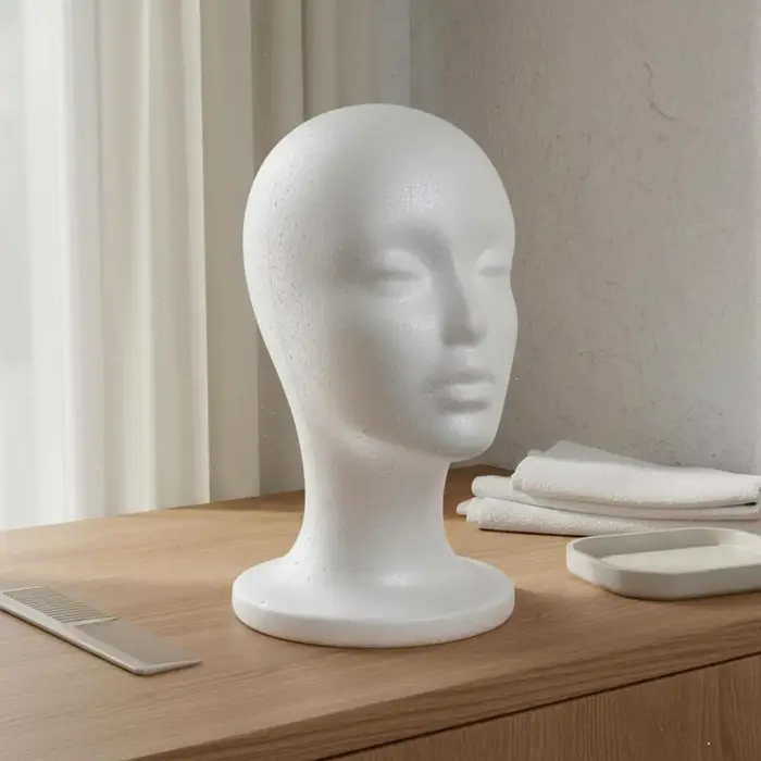 Tête de Mannequin en Mousse Polyvalente pour Perruque