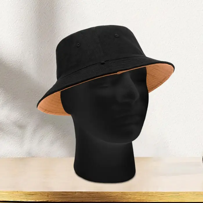 Tête de Mannequin en mousse de velours noir