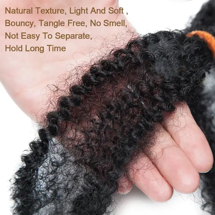 Afro crépus cheveux pré étiré Afro crépus torsion cheveux tressage cheveux crépus torsion Crochet tr