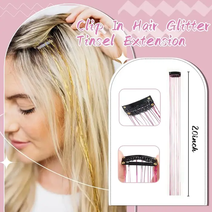 Paquet de 12 guirlandes à cheveux