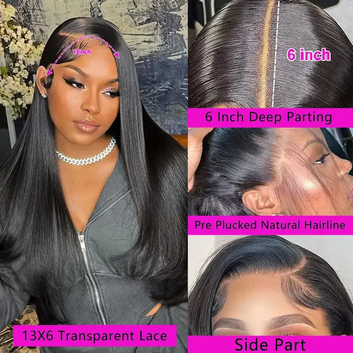 13x6 Straight Perruques Cheveux Humains 30 Inch Wigs Human Hair Perruque Brésilienne Human Hair Wigs