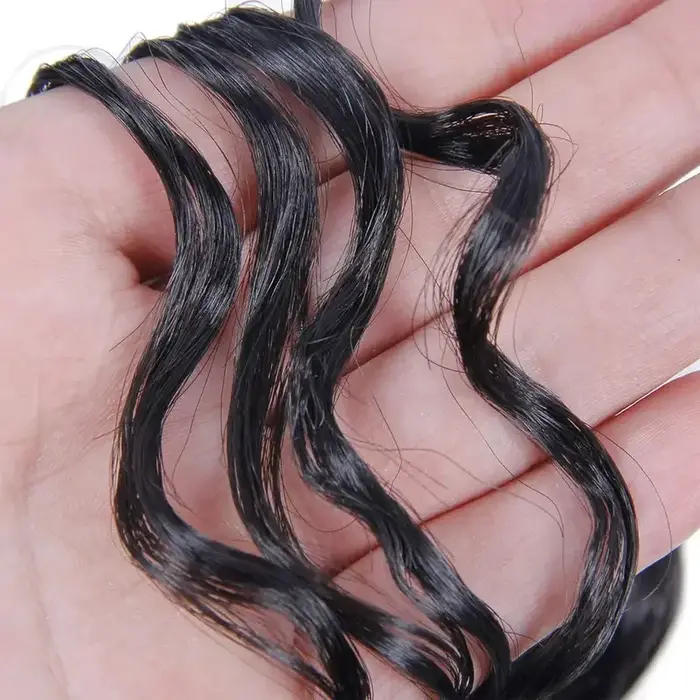 Extensions de cheveux humains brésiliens 12A, bouclés en spirales petites, bouclés crépus, pour croc