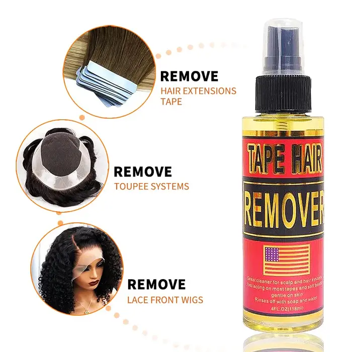 Dissolvant de ruban adhésif pour extensions 118ML