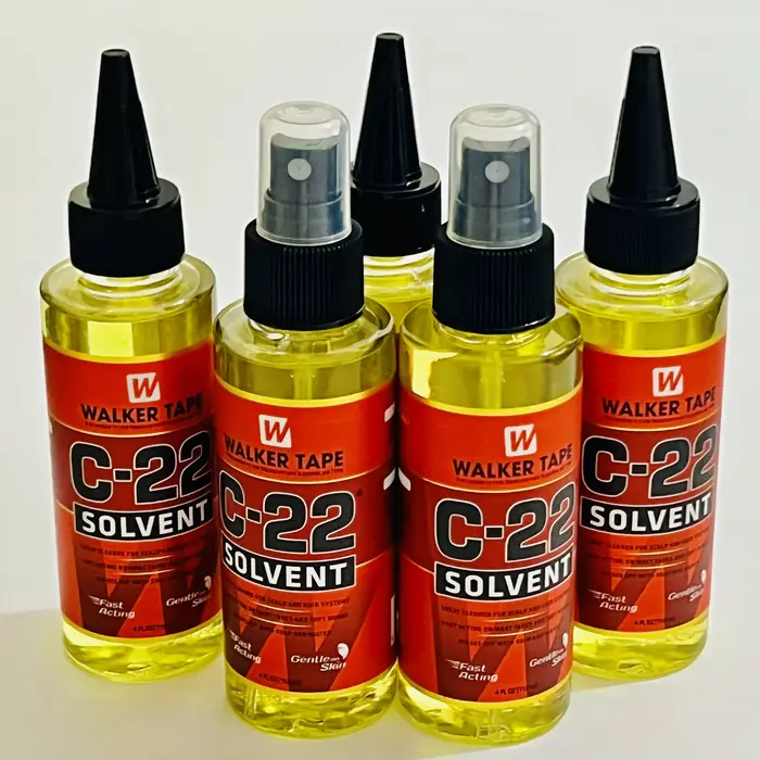 Adhésif pour prothèses capillaires Walker Tape Ultra Hold en gros et dissolvant de colle pour perruques C22 de 118 ml