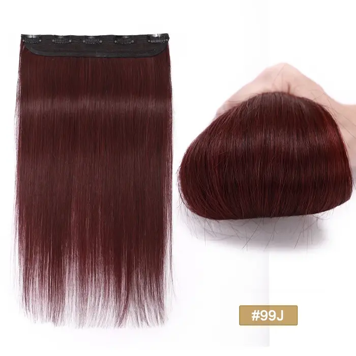 Extensions de cheveux humains à clipser pour femmes